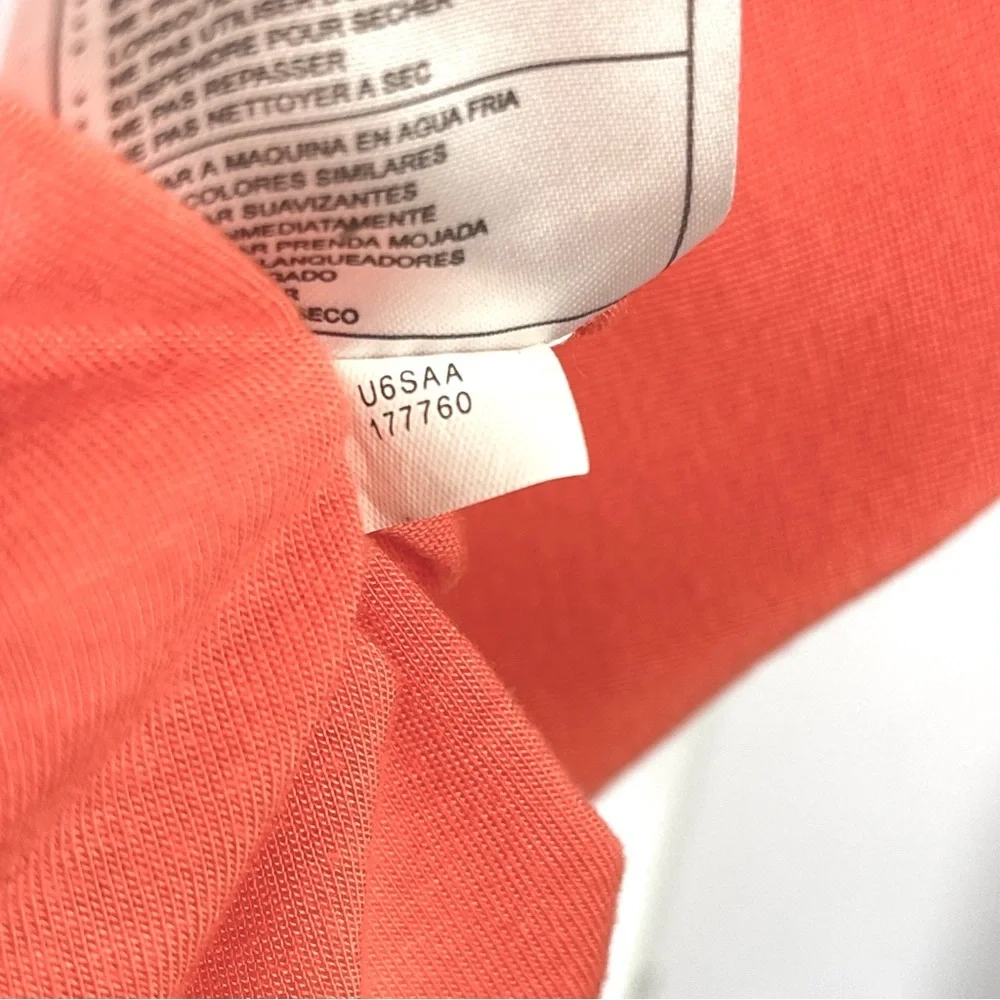 Nike Short Sleeve Tee in Coral and White